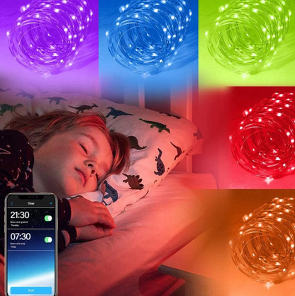 KleurNova Slimme Kerstverlichting RGB LED met App en Muziekfunctie