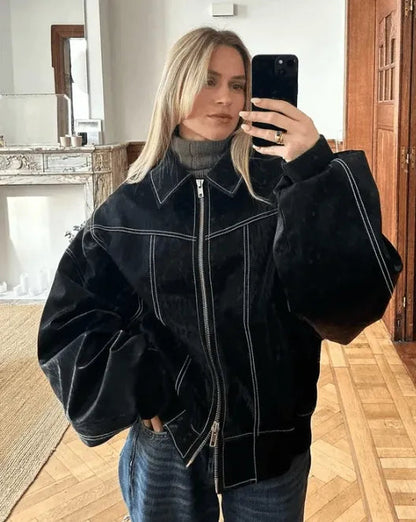 Romy Oversized Damesjas – Stoere Jas met Ruime Pasvorm