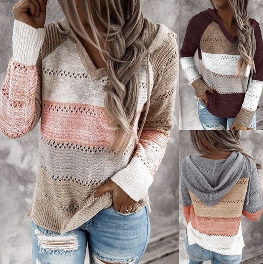 Lentestijl – Casual Dames Sweater met Lange Mouwen
