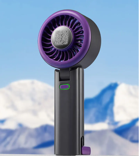 KoelGrip Mini Ventilator met Koelplaat Oplaadbaar en 100 Snelheden