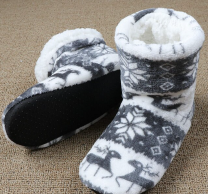 Winterstap – Warme Kerstsokken met Antislipzool voor Dames en Heren