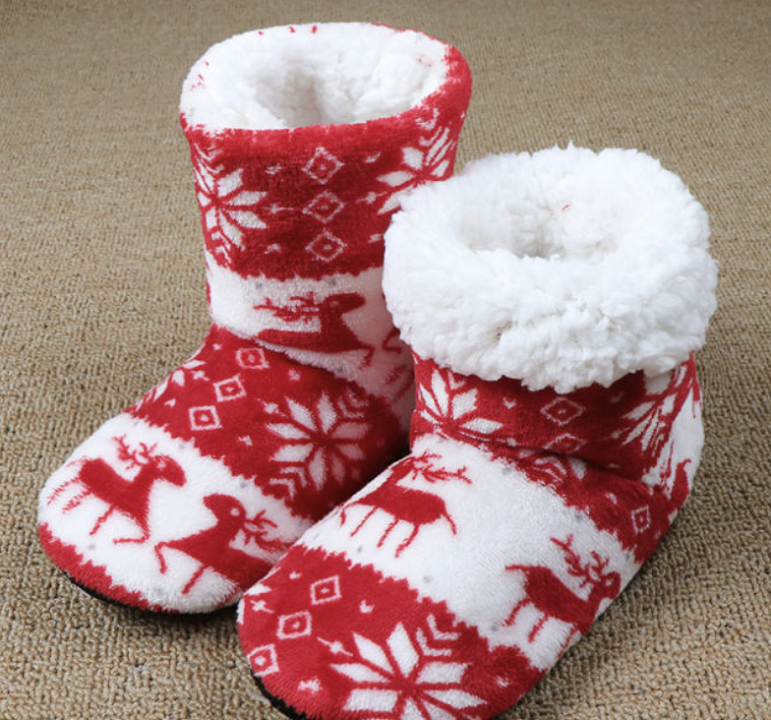 Winterstap – Warme Kerstsokken met Antislipzool voor Dames en Heren