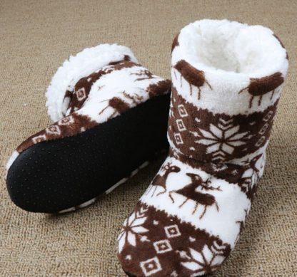 Winterstap – Warme Kerstsokken met Antislipzool voor Dames en Heren