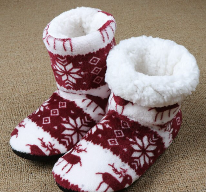 Winterstap – Warme Kerstsokken met Antislipzool voor Dames en Heren