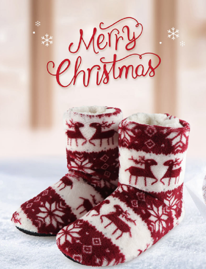 Winterstap – Warme Kerstsokken met Antislipzool voor Dames en Heren