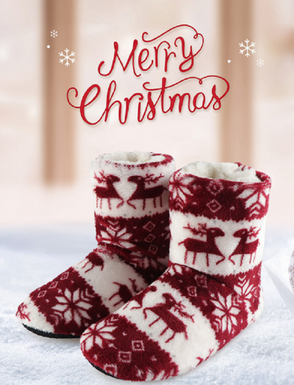 Winterstap – Warme Kerstsokken met Antislipzool voor Dames en Heren