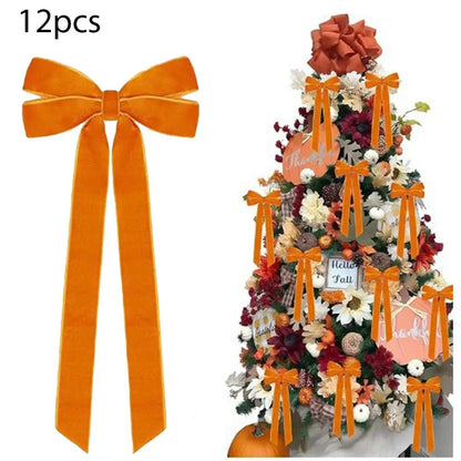 Kerststrikken – Set van 12 Decoratieve Strikken voor de Kerstboom