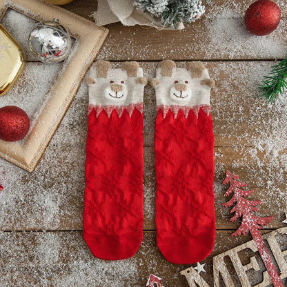 Kerstpret Sokken – Katoenen Kerstsokken voor Dames en Heren met Print