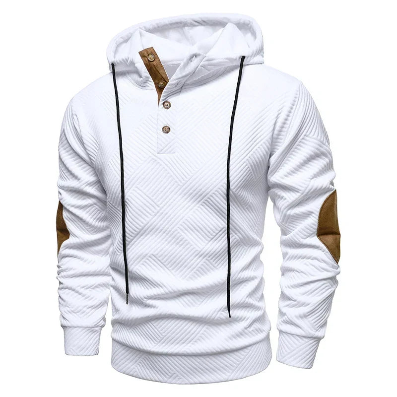 Herenhoodie Daanrik met Relaxte Pasvorm en Moderne Streetwearstijl