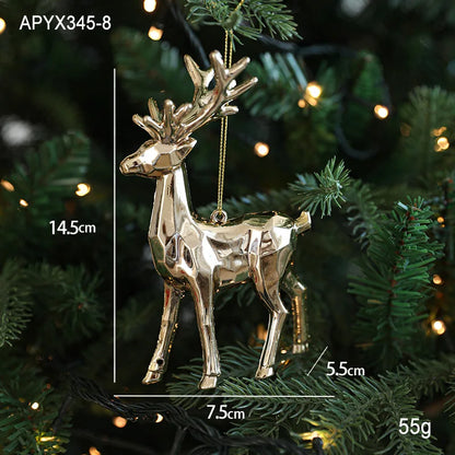 Winterfiguren Kersthangers Set voor Kerstboom en Feestdagen