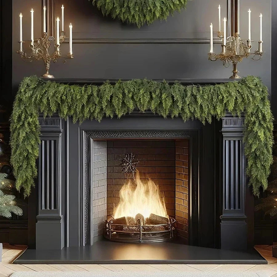 Wintergroen – Kunstkerstslinger van 275 cm voor Feestelijke Decoratie