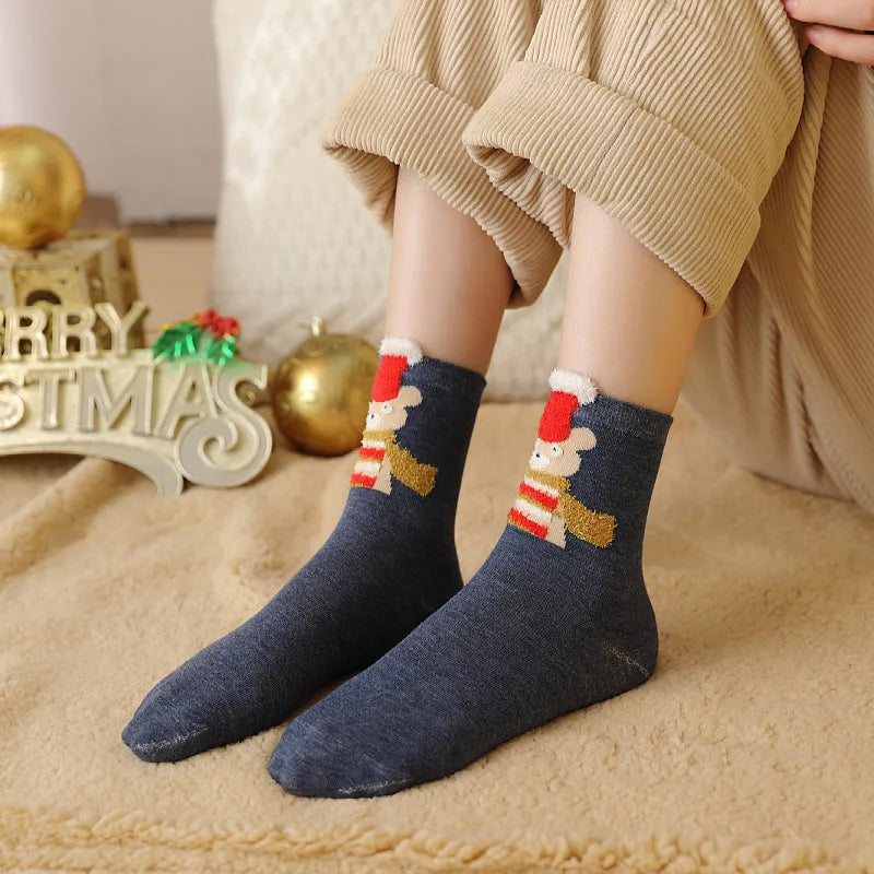 Kerstpret Sokken – Katoenen Kerstsokken voor Dames en Heren met Print