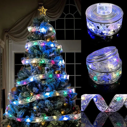 Kerst Lintslinger met LED – Batterijverlichting van 3 of 5 Meter