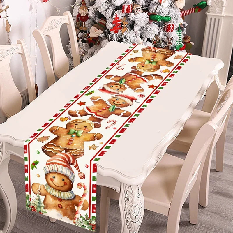 Peperkoekpret Kersttafelloper – Feestelijke Tafeldecoratie