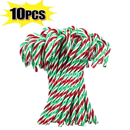 Kerst Zuurstokken – Set van 10 of 20 Kerstboom Hangers van 15 cm