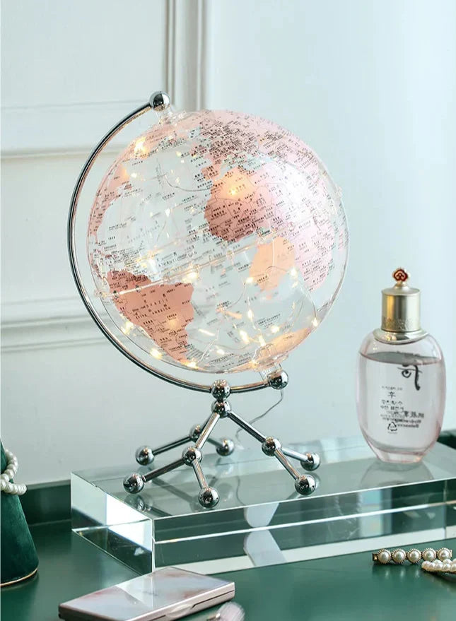Royaleva LED Rotating World Globe Lamp – Verlichte Werelddecoratie