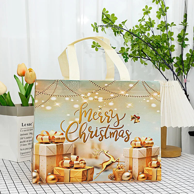 Kerstella – Herbruikbare Kerst Cadeautas 32x17x25 cm