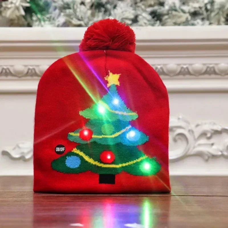 Feestlicht LED Kerstmuts – Feestelijke Muts met Verlichting