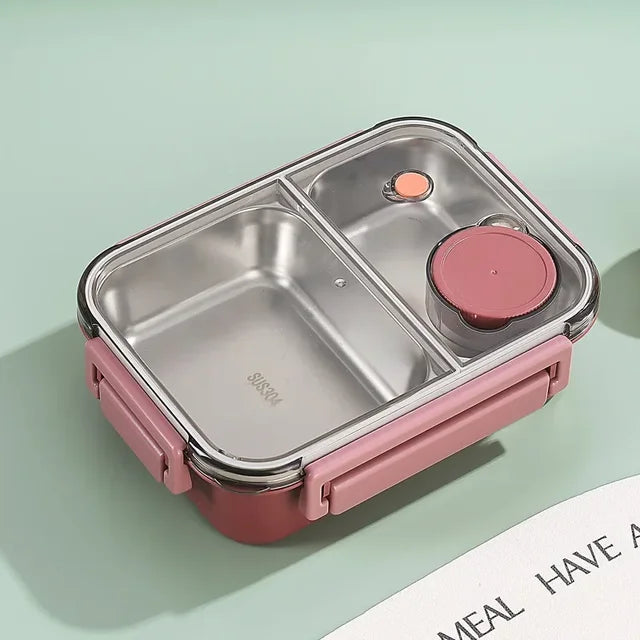 LunchMate Herbruikbare Lunchdoos – Compacte Brooddoos voor Onderweg