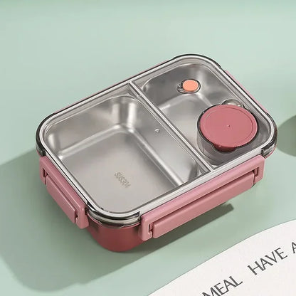 LunchMate Herbruikbare Lunchdoos – Compacte Brooddoos voor Onderweg
