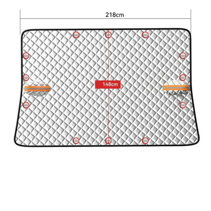 ThermoShield Auto Voorruit Hoes – Magnetische All Season Bescherming