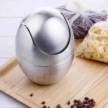 LunaMini Tafelafvalbak 1,5L – Compacte Prullenbak met Deksel