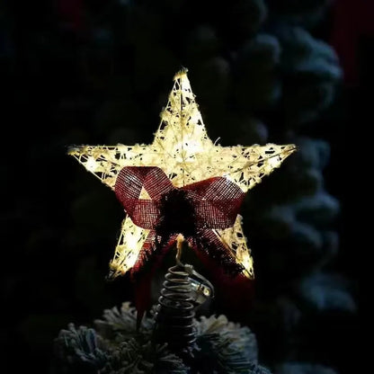 Kerstboom Stertop – Spiraalvormige LED Boomtop met Warm Licht