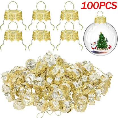 Kerstbal Ophangdoppen – 100 Stuks van 14 mm voor Kerstversiering