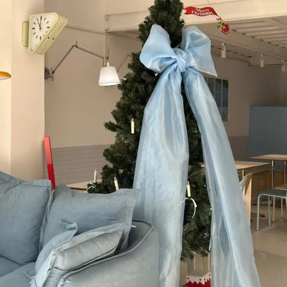 Parelschitter – Grote Parelmoer Kerststrik voor Kerstboom en Feestdecoratie