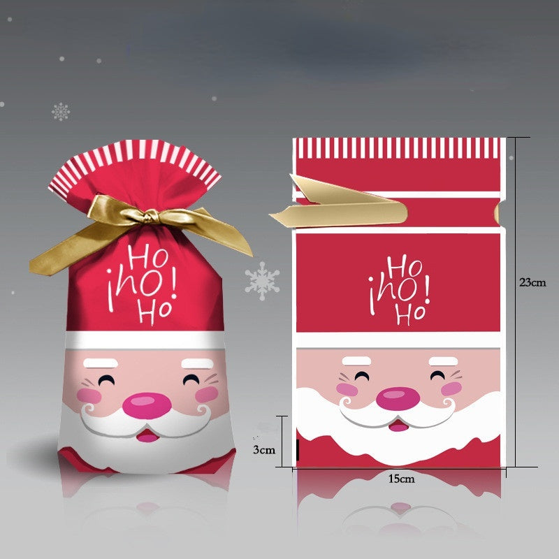 Kerstkabouter – Set van 5 Kerstcadeautasjes voor Snoep en Kleine Cadeaus