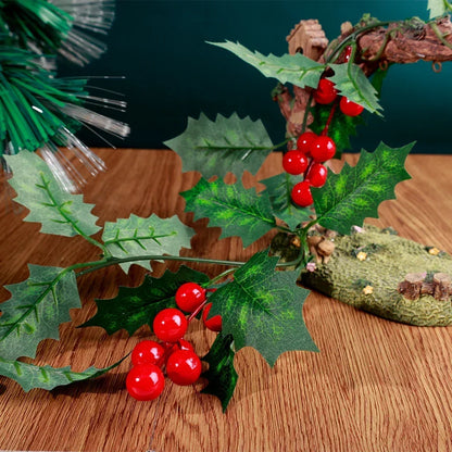 Kerstslinger – 2 Meter Feestelijke Decoratie met Bessen en Bladeren