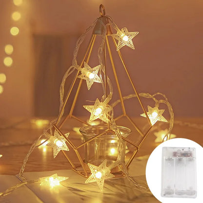 LED Sterren Lichtslinger voor Binnen en Buiten, USB of Batterij