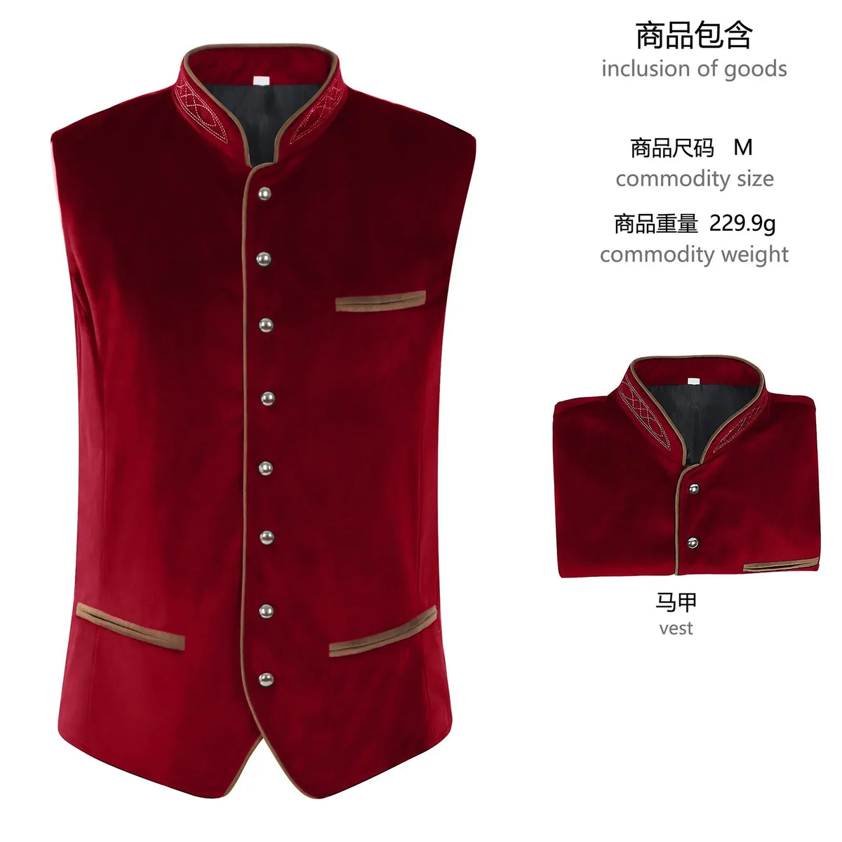 Heren Oktoberfest set met vest, shirt en broek - Trachten geïnspireerde feestkleding