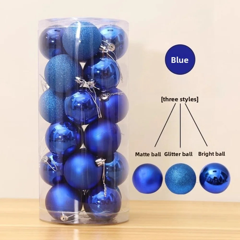 Kerstballen Set van 24 – Kerstboomversiering van 5 cm