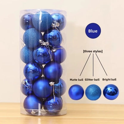 Kerstballen Set van 24 – Kerstboomversiering van 5 cm