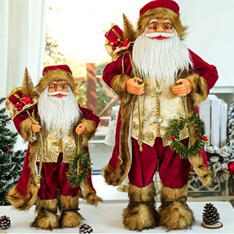 Kerstman Pop – 30 cm Decoratieve Kerstfiguur voor Binnen