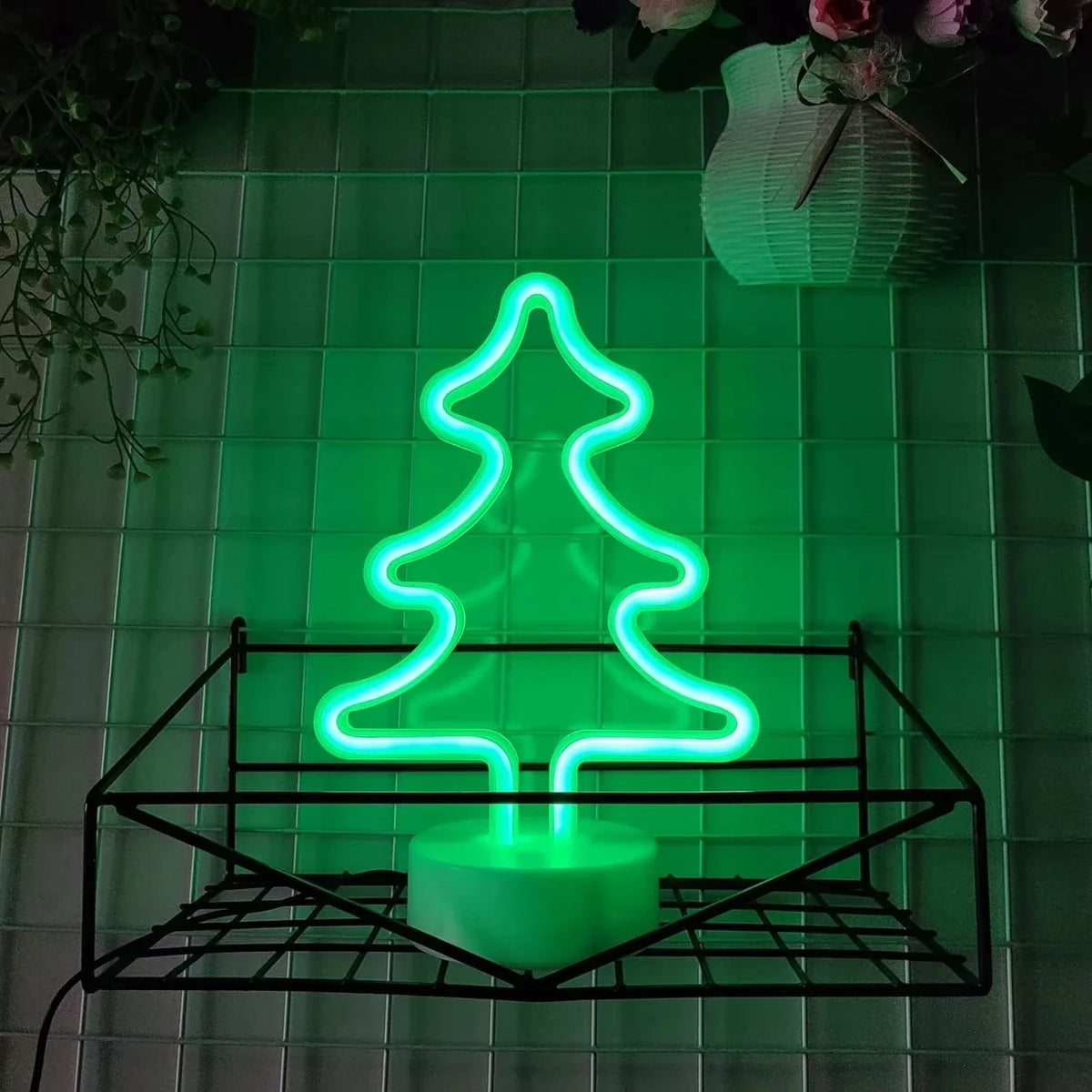 Kerstlicht Neonboom – LED Sfeerverlichting met USB-aansluiting