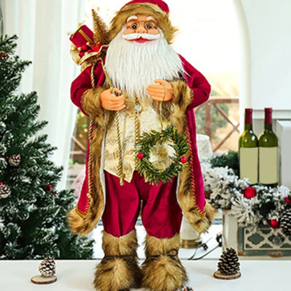Kerstman Pop – 30 cm Decoratieve Kerstfiguur voor Binnen