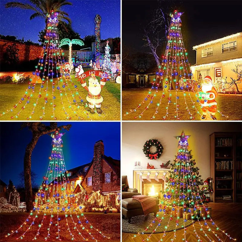 Sterrenval LED Kerstverlichting – 198 LED's, 2,2 Meter