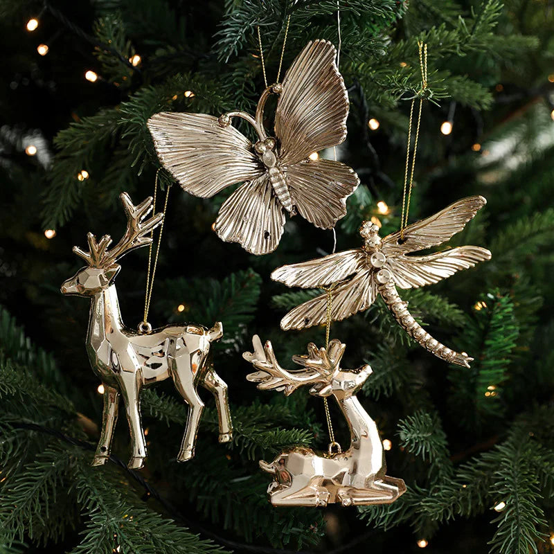 Winterfiguren Kersthangers Set voor Kerstboom en Feestdagen