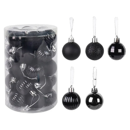 Kerstglans Noëlle – Set van 34 Kerstballen van 4 cm voor de Kerstboom