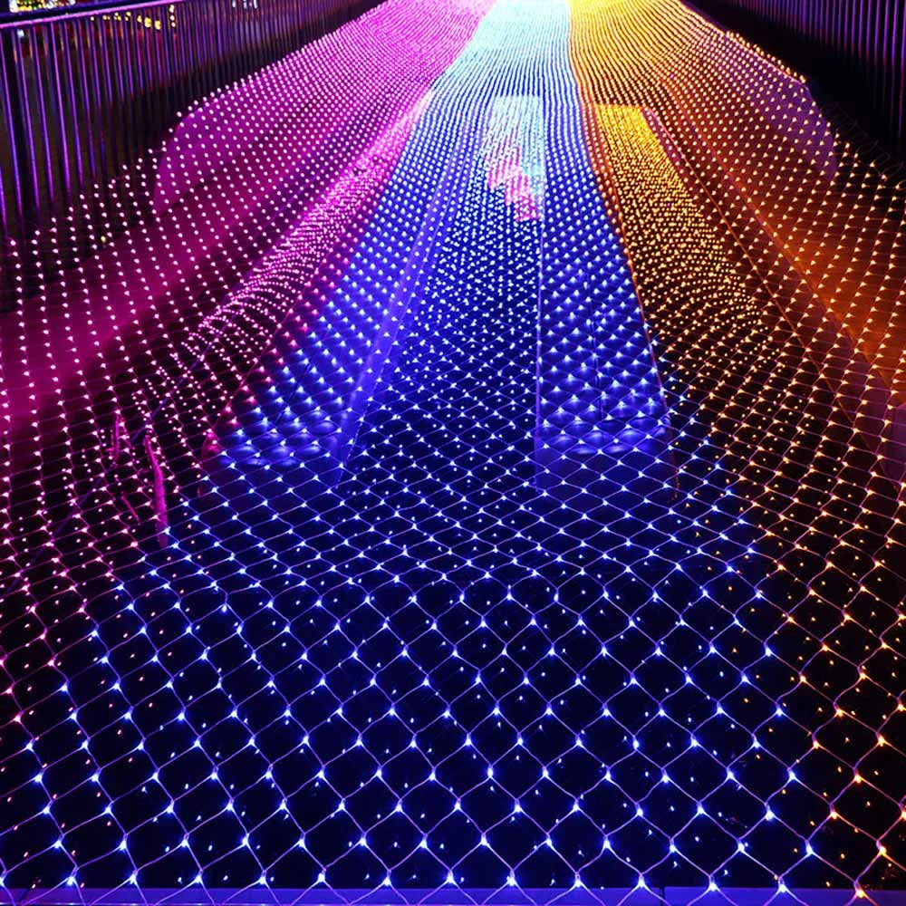 Lichttapijt – LED Netverlichting voor Binnen en Buiten met 8 Lichtstanden