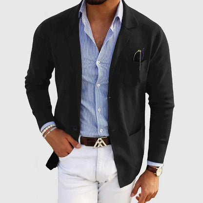 Heren Elegante Colbert met Revers – Klassieke Stijl voor Zakelijk & Dagelijks Gebruik