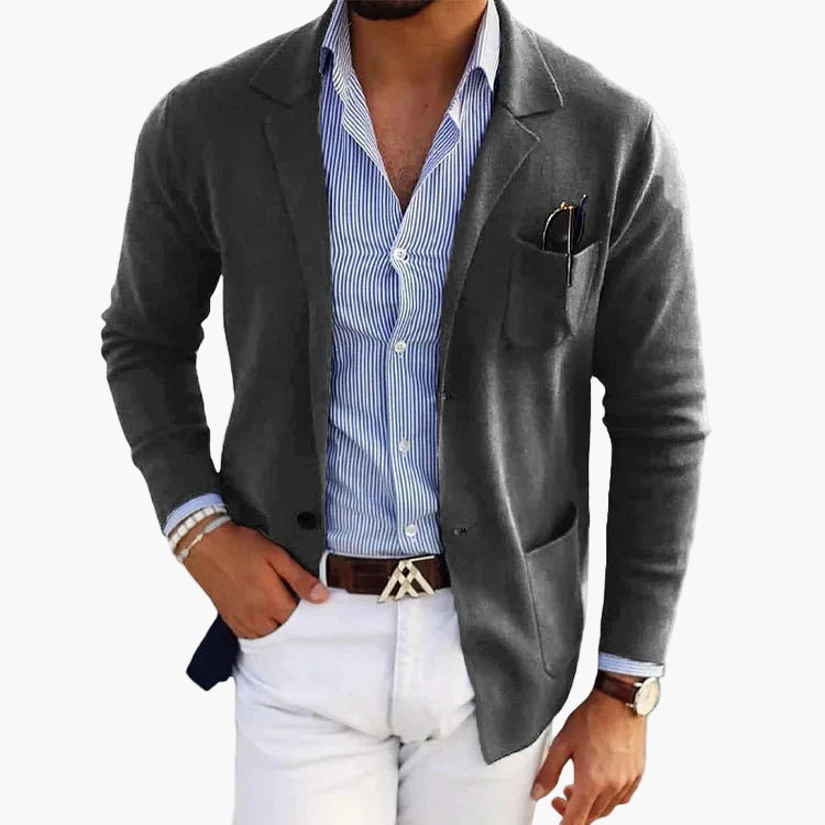 Heren Elegante Colbert met Revers – Klassieke Stijl voor Zakelijk & Dagelijks Gebruik