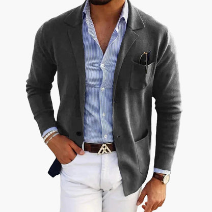 Heren Elegante Colbert met Revers – Klassieke Stijl voor Zakelijk & Dagelijks Gebruik