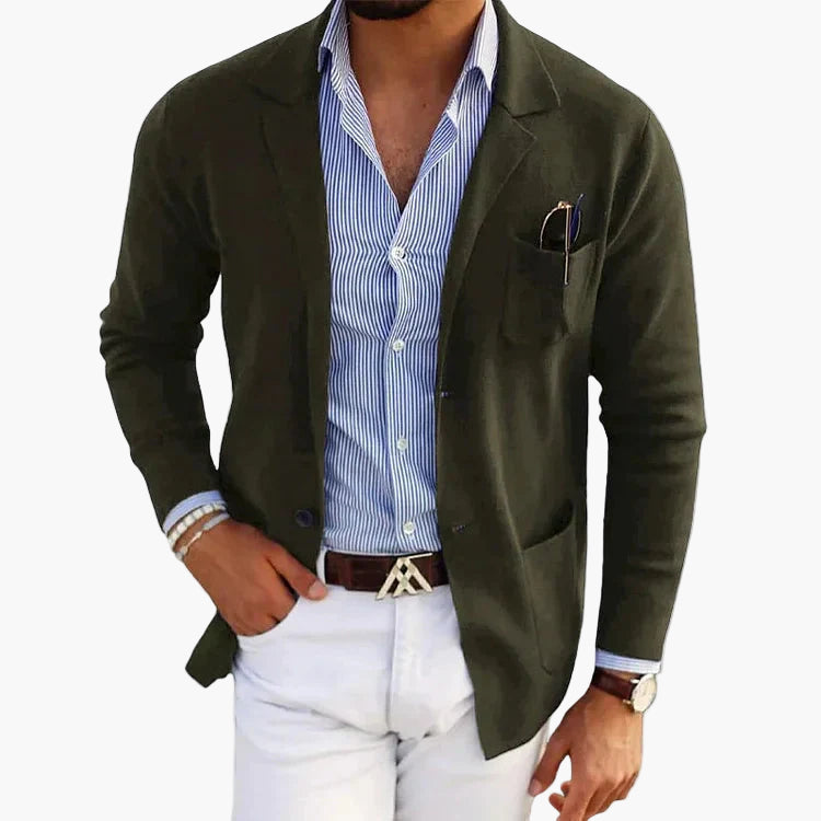 Heren Elegante Colbert met Revers – Klassieke Stijl voor Zakelijk & Dagelijks Gebruik