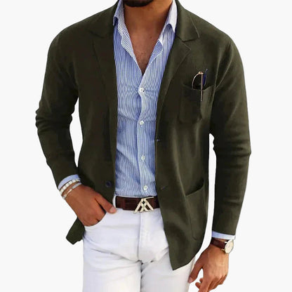 Heren Elegante Colbert met Revers – Klassieke Stijl voor Zakelijk & Dagelijks Gebruik