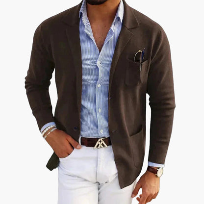 Heren Elegante Colbert met Revers – Klassieke Stijl voor Zakelijk & Dagelijks Gebruik