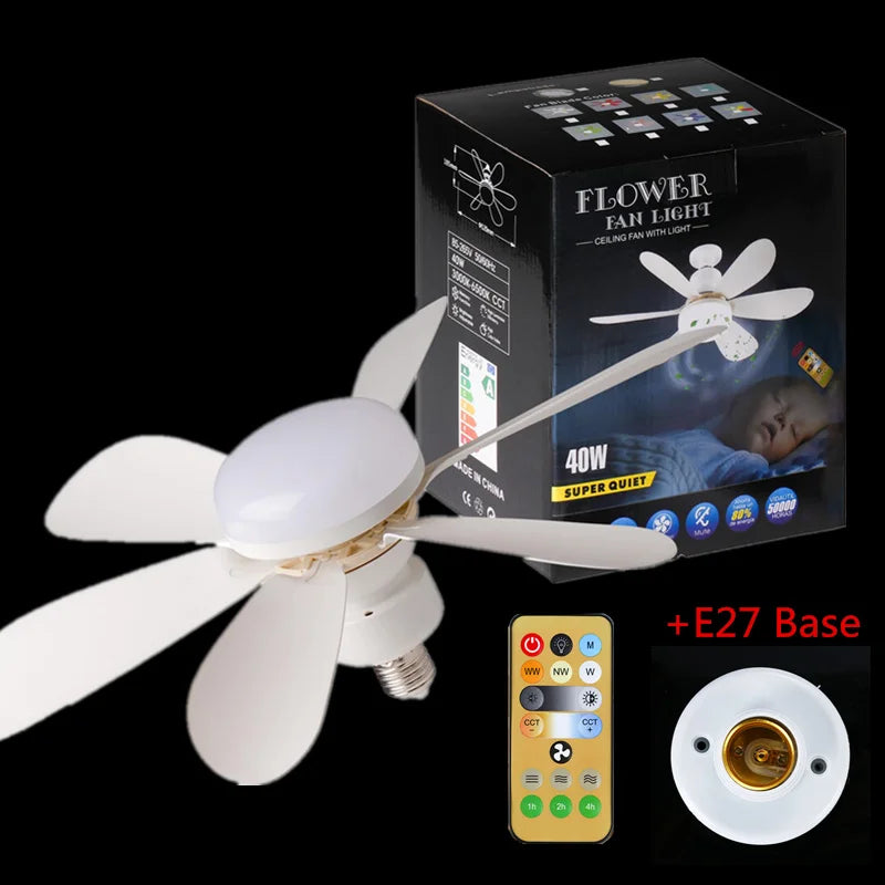LumaBreeze Plafondventilator met LED Lamp en Afstandsbediening
