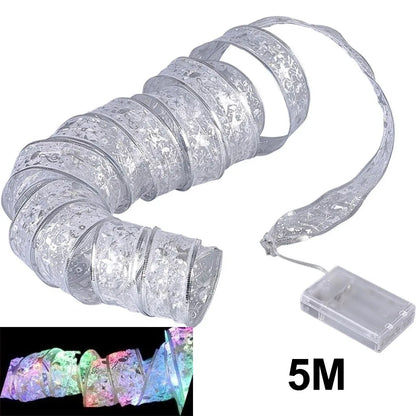 Kerst Lintslinger met LED – Batterijverlichting van 3 of 5 Meter